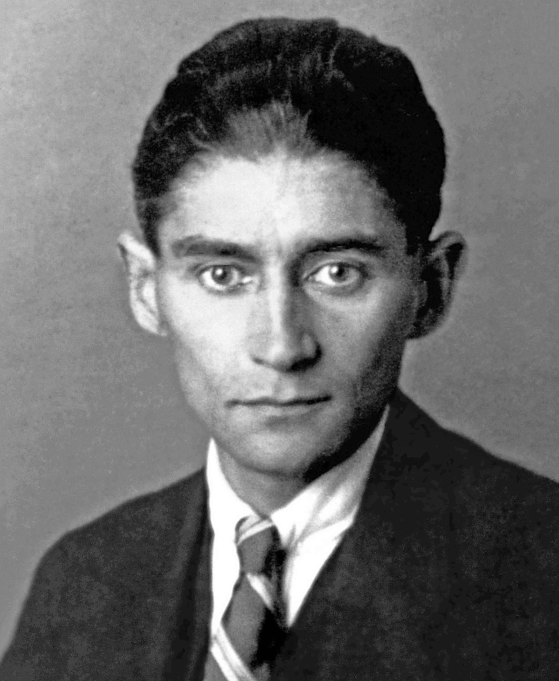 Porträt des Schriftstellers Franz Kafka um 1923